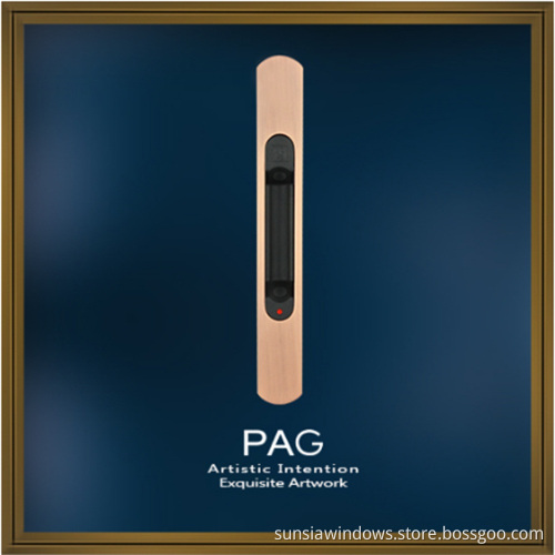 Zinc Alloy Painted and Electroplated Touch Lock